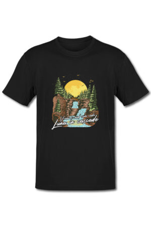 Tricou pentru montaniarzi - Luna in cascade