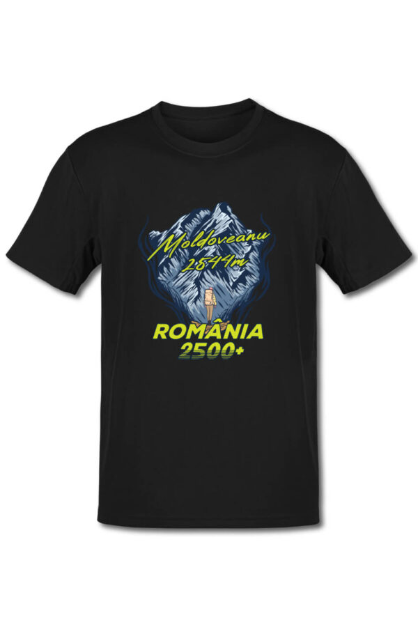 Tricou pentru montaniarzi - Moldoveanu - Man vs mountain