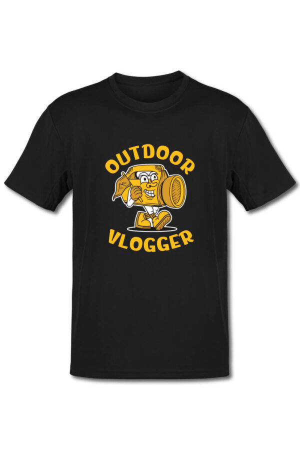 Tricou amuzant pentru camping - Outdoor vlogger