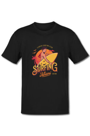 Tricou de vara - Surfing Miami