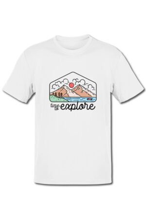 Tricou pentru aventurieri - Time to explore