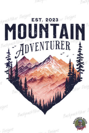 Tricou in stil grunge - Mountain Adventurer