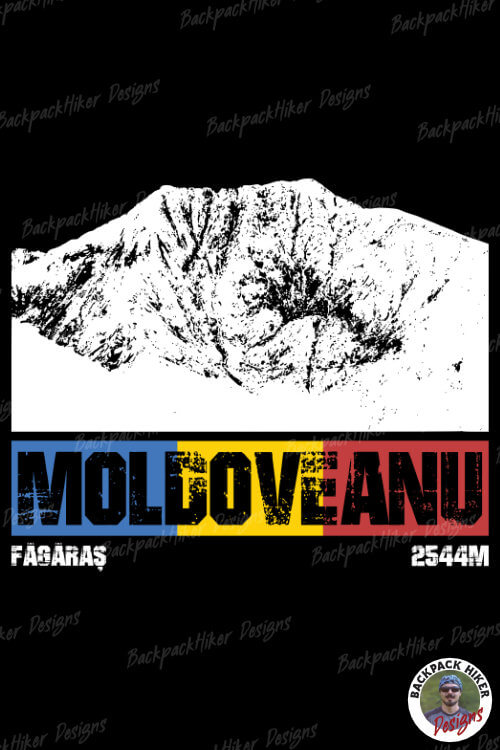 Tricou pentru montaniarzi - Romania - Moldoveanu