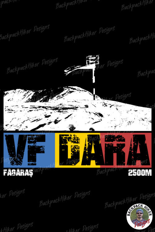 Tricou pentru montaniarzi - Romania - Vf Dara
