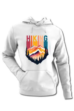 Hanorac personalizat pt pasionatii de drumetii - Hiking emblem