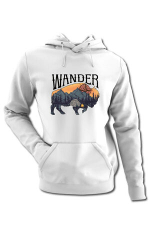 Hanorac personalizat pt aventurieri - Wander Bison