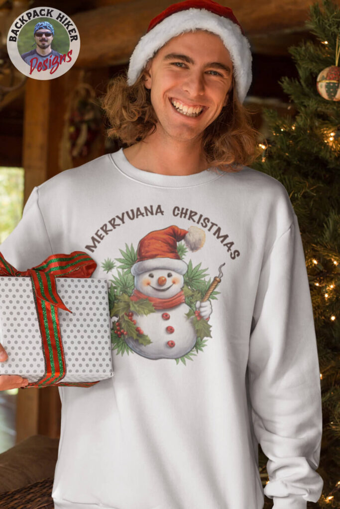 Bluză amuzantă de Crăciun - Merryuana Christmas