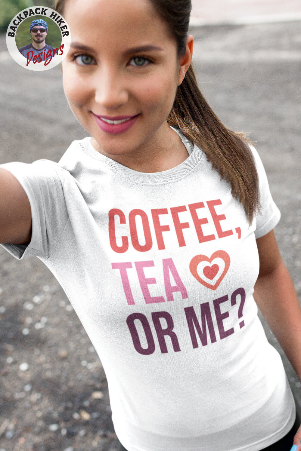 Tricou Valentine Neserios - Coffe, tea or me
